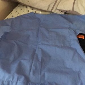 Blue scrubs